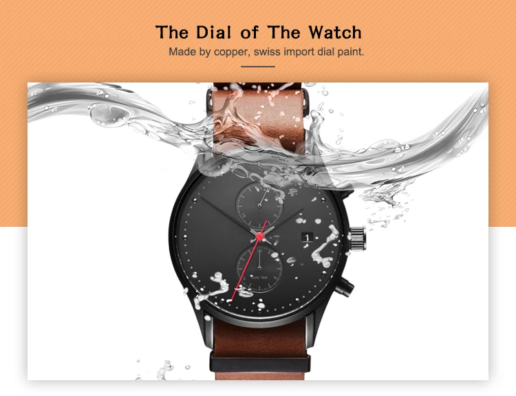 New Hot Selling  Water Resistant Stainless Steel Watch Sapphire Top Brand Watch