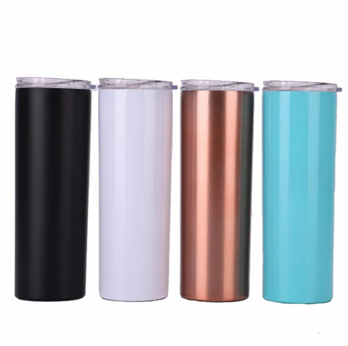 

Wholesale Double Walled Insulated Stainless Steel  Skinny Tumbler, Customized colors acceptable