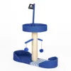 Wholesale Boat Shaped Cat Scratcher Tree with Hanging Teaser