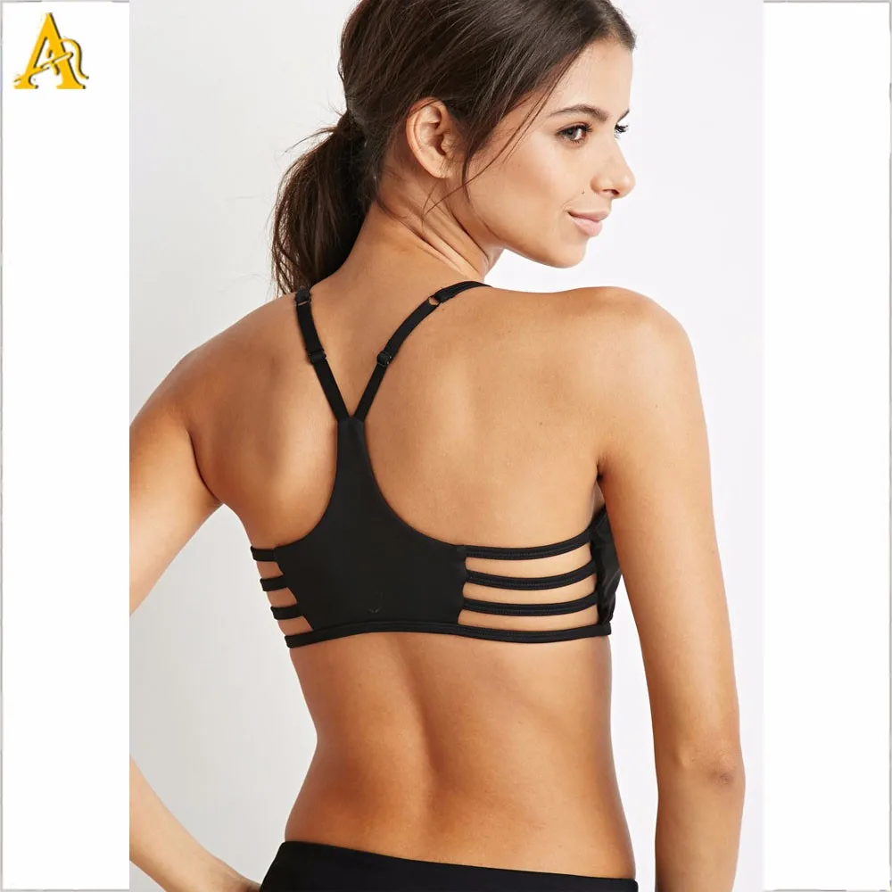 caged sports bra