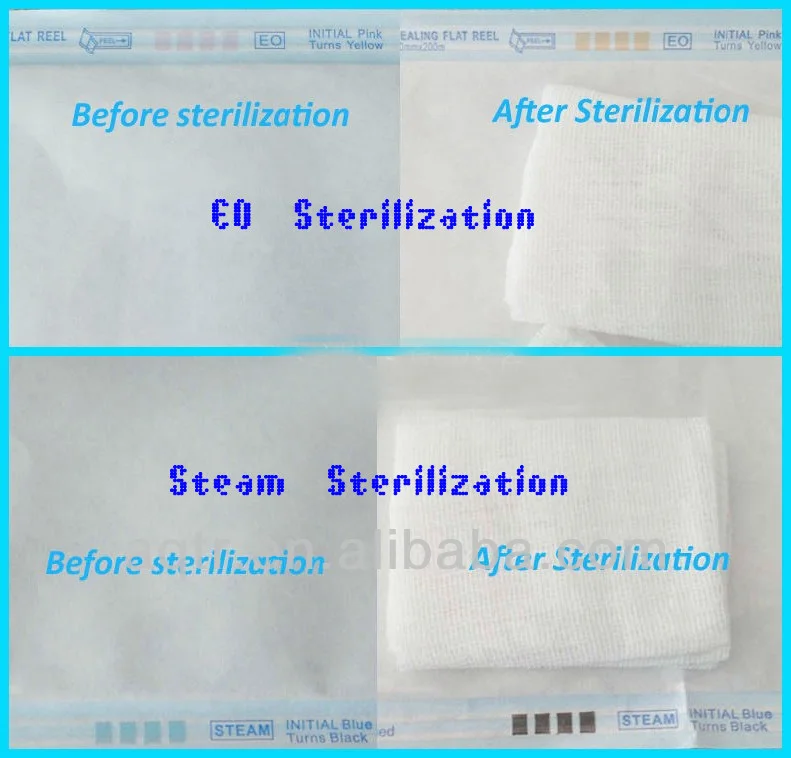 Heat-sealing EO and Steam gusseted Sterilization roll