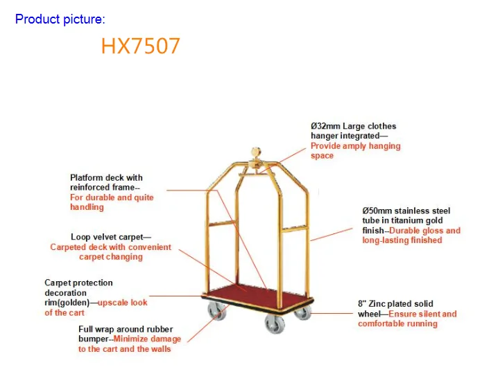 Hotel Luggage Trolley Buy Airport Luggage Trolley,Hotel Service