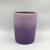 Modern Design Ombre Purple Pink Ceramic Bathroom Trash Can