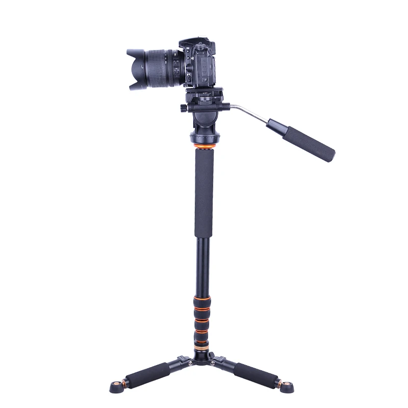 

Q238 Professional flexible Aluminum Alloy Camera tripod Monopod Lightweight 68"(173cm) Monopod for Digital Video DSLR DV Camera, Black