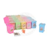 Plastic Waste Bin Toys With Fruit Tablet Trash Candy