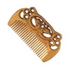 Anti-Static and No Snag Handmade Brush for Beard,Dragon and phoenix three-dimensional carving green sandalwood comb