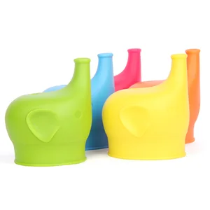 Image of New Baby Products Sippy Cup Lid Silicone,Elephant Baby Silicone Sippy Cup Lid