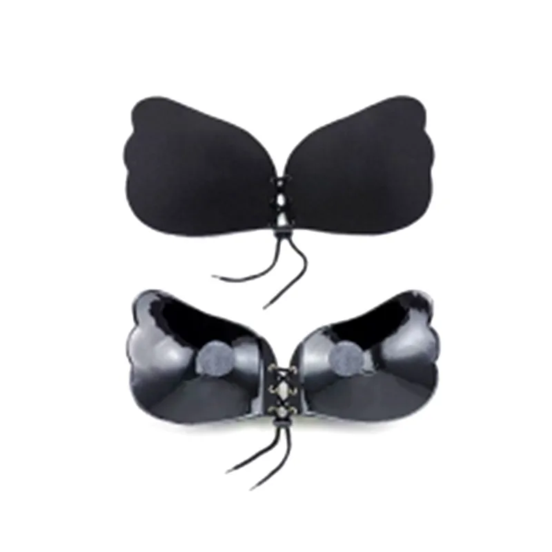 

Hot Sale Beautiful and High Quality Invisible Silicone Bra, Black;nude;pink;blue