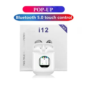 I12 tws bluetooth 5.0 earphone headphone wireless audifonos con bluetooth inalambricos para celular fone de ouvido manos libres