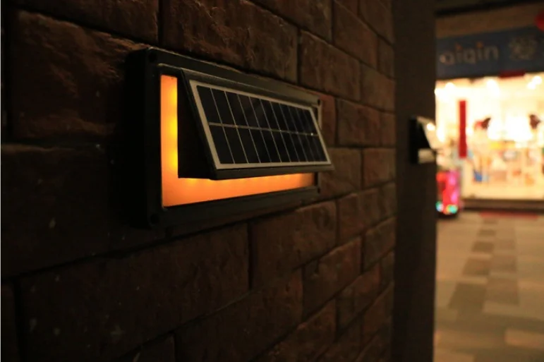 High Lumen Solar Power Aluminum 20W Outdoor Recessed Wall Foot Step Light Solar LED Stair Light