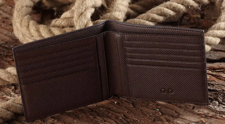 human leather wallet