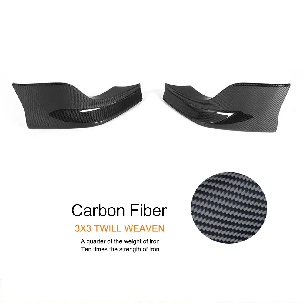 Auto Car Carbon Fiber Front Bumper Lip Splitter For Bmw 5 Series E60 ...