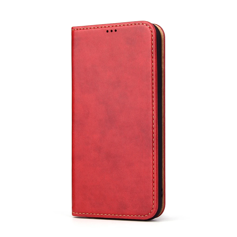 

Wholesale Card Slot Wallet Case for iPhone Luxury Leather Case Phone, Red, blue, black, brown