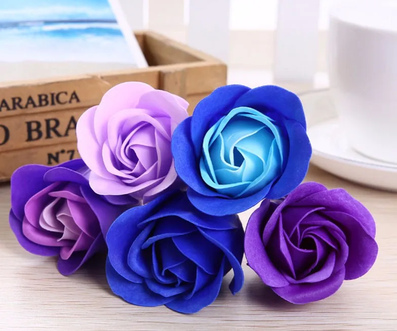 Artificial Flowers Gift Box 4 Pcs Soap Roses Valentine's Day Christmas Anniversary Gifts Buy 4