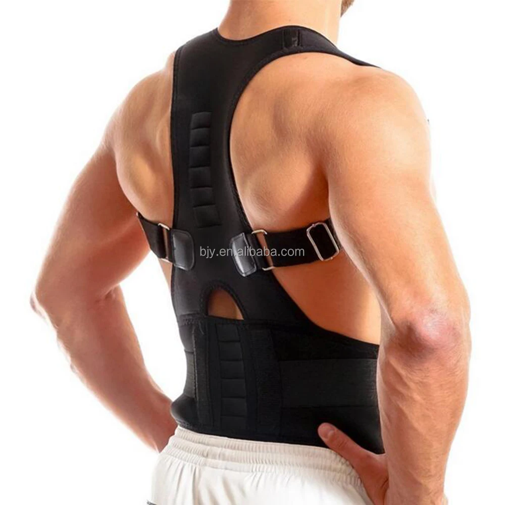 APTOCO Drop Shipping Private Label Neoprene Breathable Magnetic Therapy Back Shoulder Support Posture Corrector