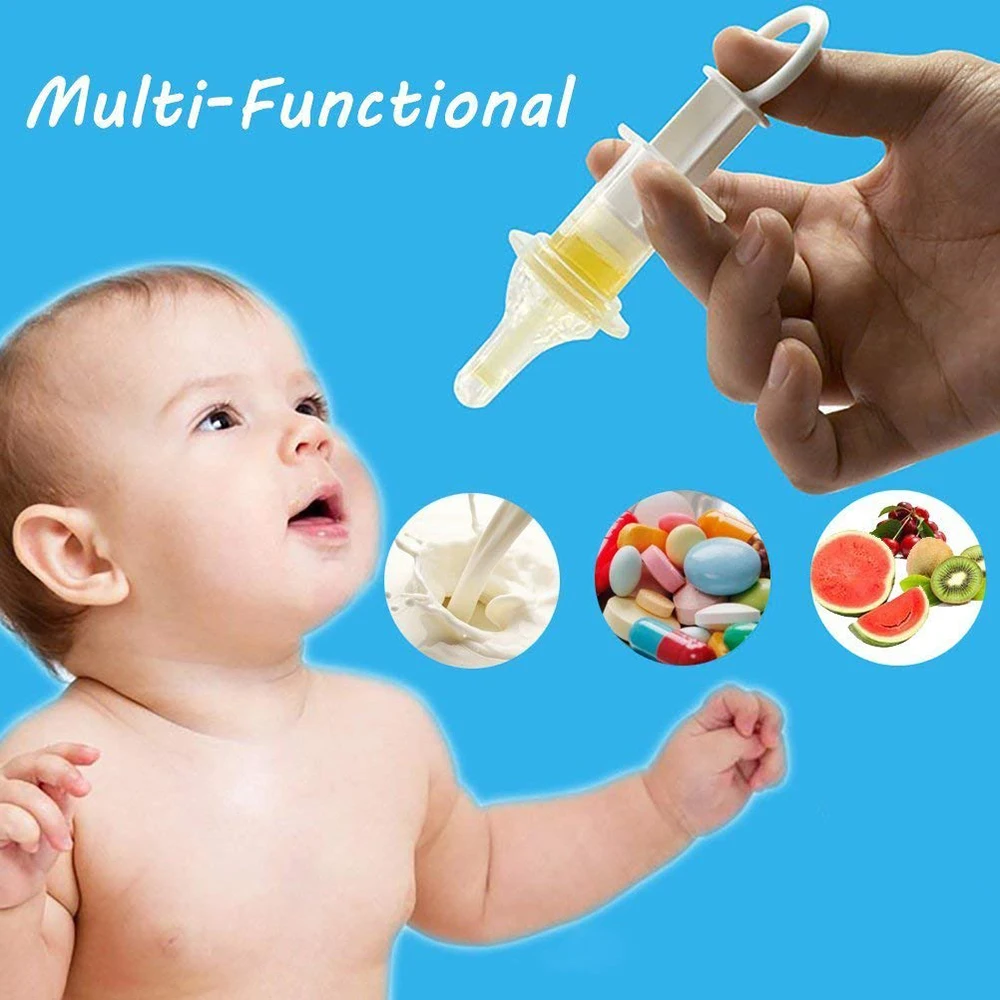 Soft Pacifier Medicine Dispenser Liquid Medicine Syringe Dropper
