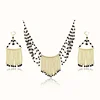 63226 xuping 14k gold tassels fashion jewelry costume jewelry set