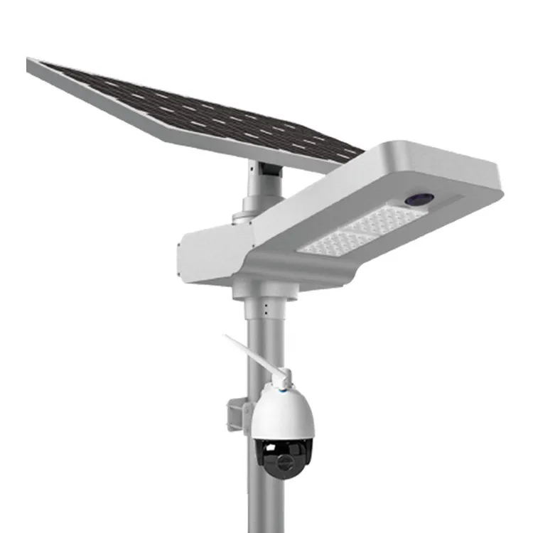 IP66 4G wifi Wireless Remote Control Solar Street Light with Security Camera CCTV Outdoor