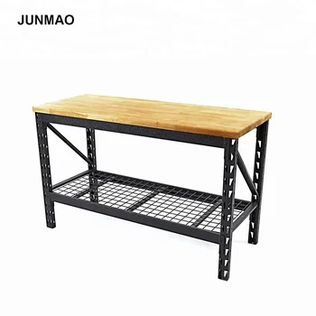 60 Solid Wood Top Heavy Duty Ultimate Storage Garage Workbench