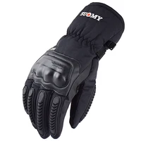 

Suomy Black Waterproof Motorcycle Gloves Winter Keep Warm Motocross Gloves Touch Screen Men Alpine Stars Guantes Moto
