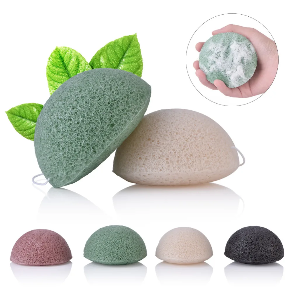 Wholesale 100 Pure Natural Konjac Sponge For Facial Cleansing Sponge