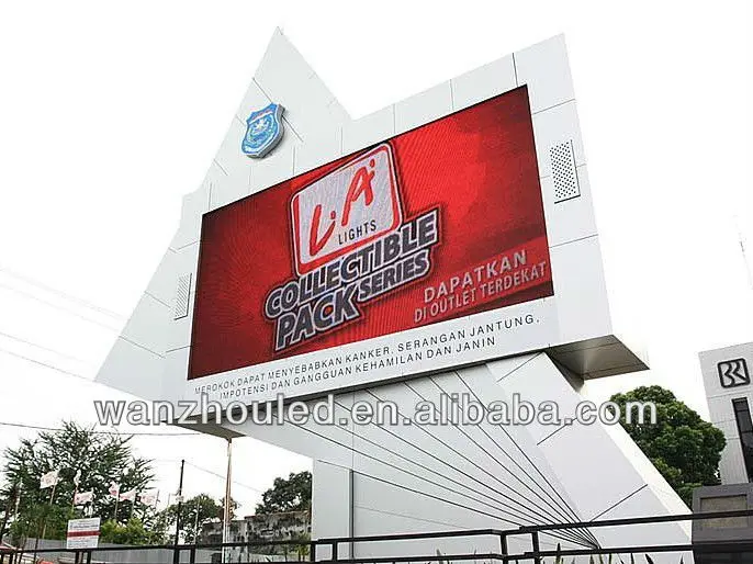 aliexpress ! cheap price p16 advertising outdoor full color led display screen