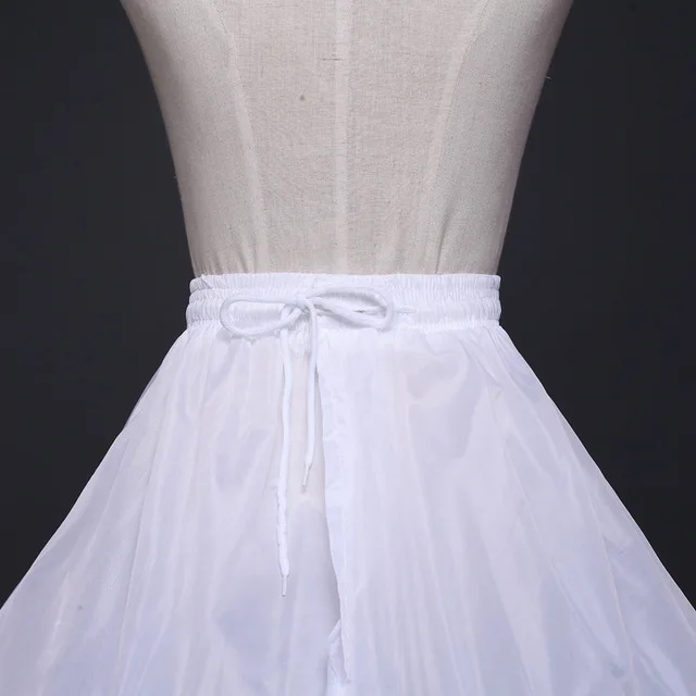 
ZH4067G High Quality 4 Hoops Bridal Wedding Petticoat Marriage Gauze Skirt Crinoline Underskirt Wedding Accessories 