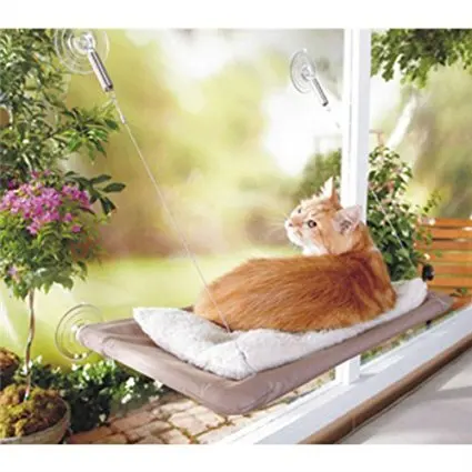Cat Window Perch Window Seat Suction Cups Space Saving Cat Hammock Pet Resting Seat Safety Cat Shelves