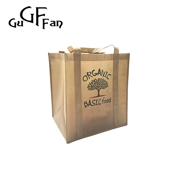 

Factory Price High Quality pp coated custom printed recycled eco tnt grocery handle non woven bag, Customized