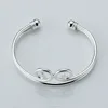 Fashion jewelry factory direct 925 Sterling Silver women party dating wedding fashion bangle