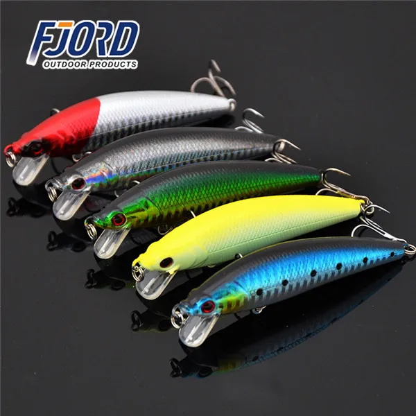 

FJORD Wholesale in stock 80mm 13g minnow hard fishing lures for fishing, 5color