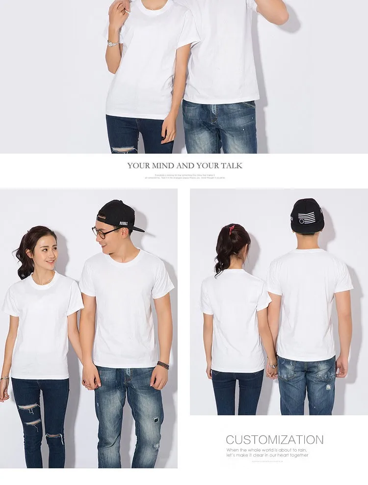 High Quality 100% Cotton OEM Men T shirt Custom T-Shirt Printing