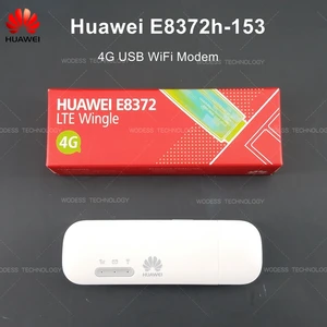Original Unlocked Huawei 4G LTE USB WIFI Modem Wingle Car WiFi Stiker Huawei E8372h-153