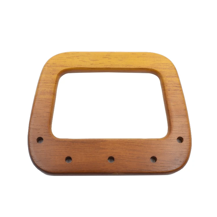 

Fashion trapezoidal gradient wooden purse handle, Customized