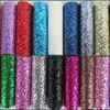 OEM ODM accepted shiny top sell chunky glitter fabric