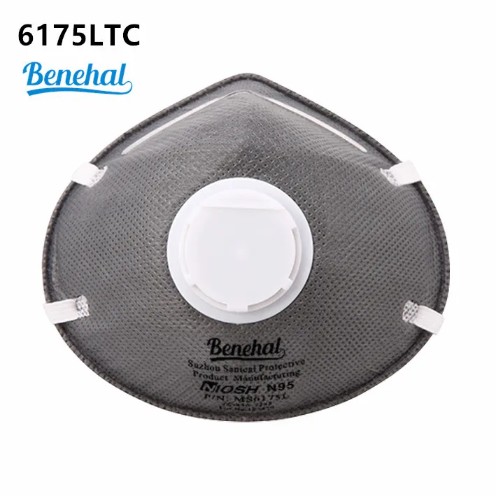 
Large Size Disposable Activated Exhalation Valve N95 Particulate Respirator 