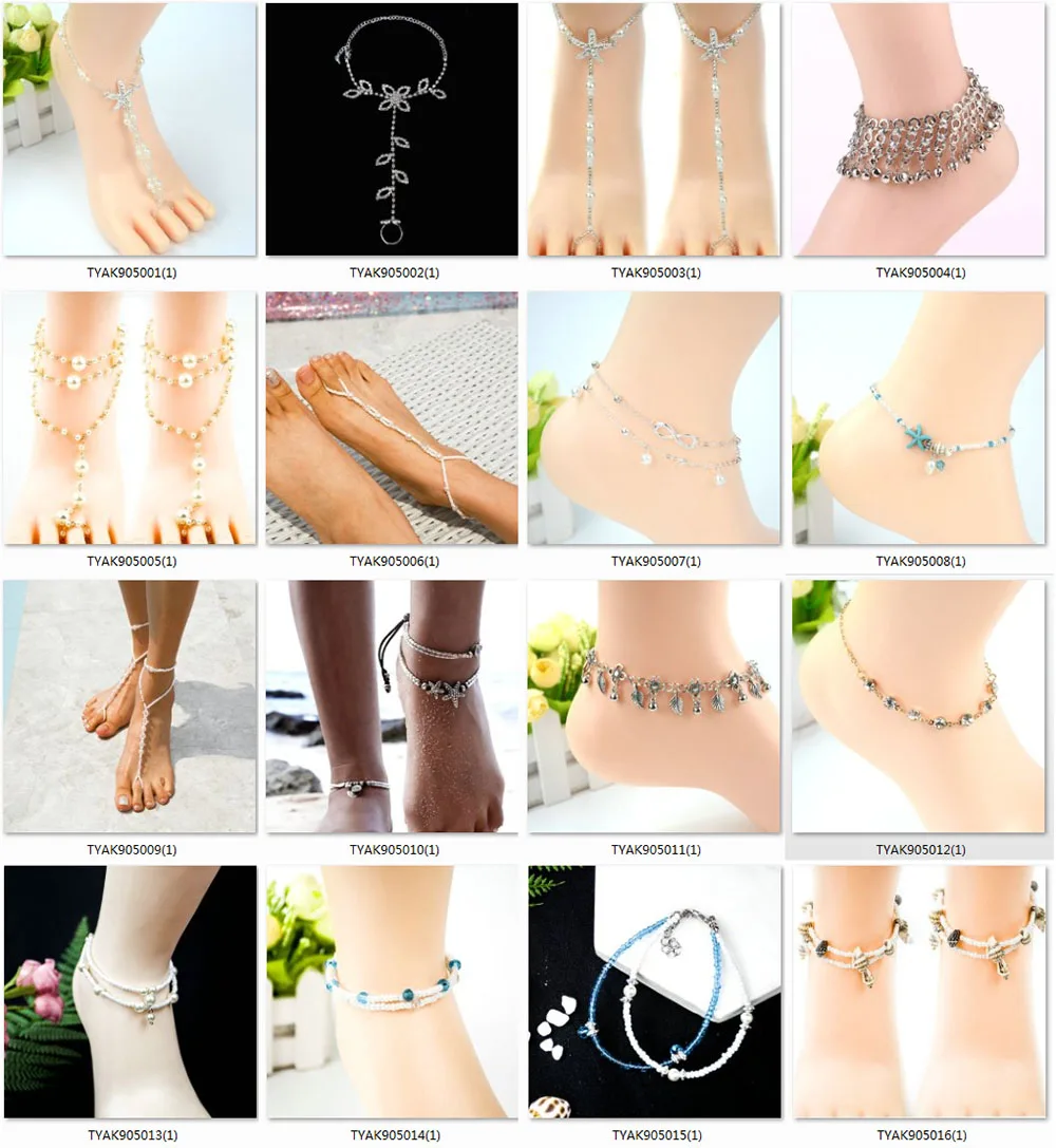 wholesale Adjustable  foot jewelry