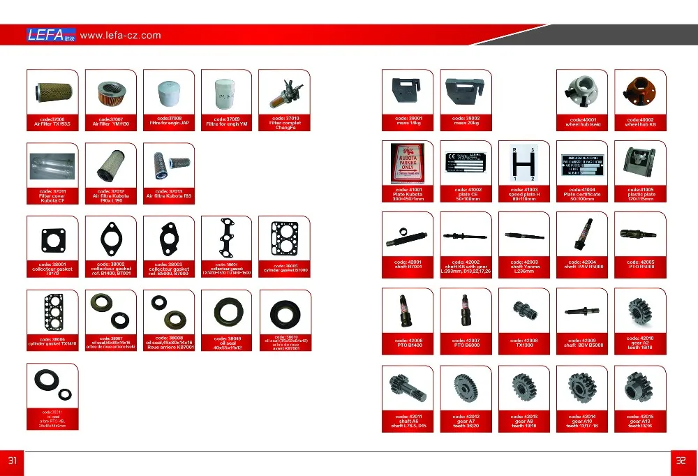 Japanese Tractor Spare Parts Cardan,Pto Shaft,Gear,Bulbfor Kubota Buy
