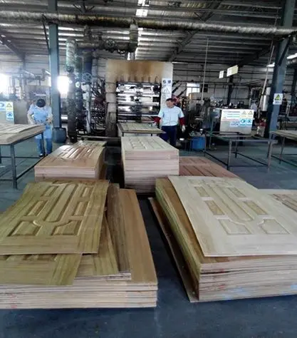 
3mm moulded decorative interior hdf door skin panels 