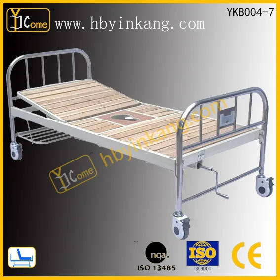 Ykb0047 One Crank Manual Hospital Bed For Disabled People Buy Hospital Beds For Sale,Manual