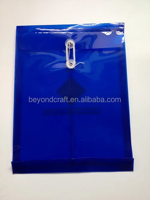 A4 Size Clear Transparent Plastic Poly Pp Document Folder File Bags