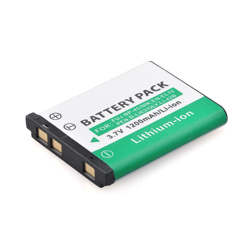 

Rechargeable Battery Pack LI-40B LI-42B for OLYMPUS Stylus 1070 1200 7000 7040 DSLR Camera, Gray