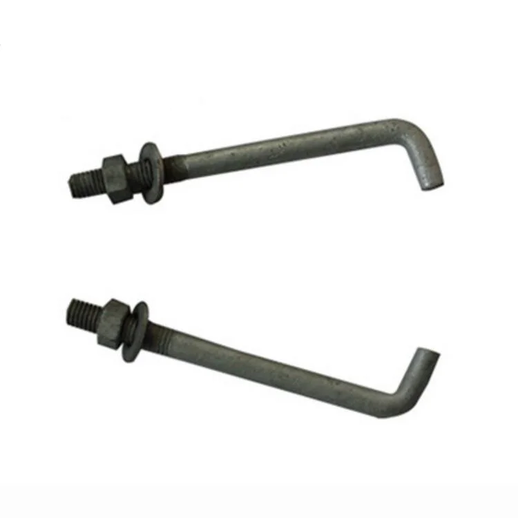 Fastener Steel L Hook Anchor Bolts With Washer And Nut Buy Anchor