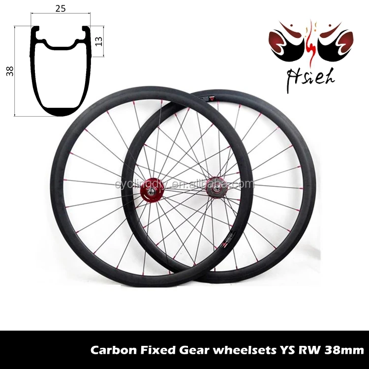 tubeless fixed gear wheelset