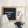 New two sides felt letter board customized display double sides letterboard