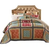 Bedspread Set Down Embroidery Handmade Kantha Cover The Wholesale Cotton Double Sided Quilted Fabric Patchwork Quilt