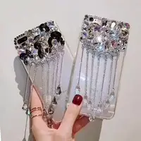 

Jary Crystal 3D Handmade Sparkle Diamond Rhinestone back Cover case for samsung note10 Diamond phone case for iphone 11