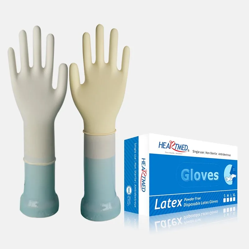 powdered disposable gloves