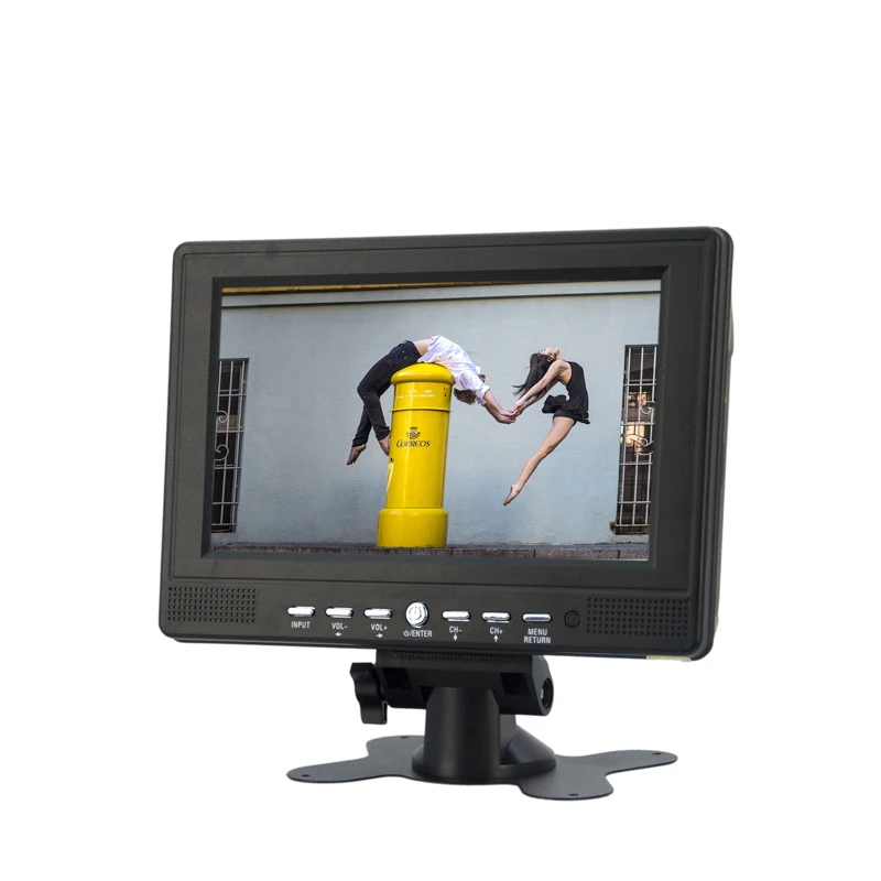 

Free Shipping Cheap Price 7inch Analog TV NTSC PAL SECAM Monitor With USB TF Crad Slot