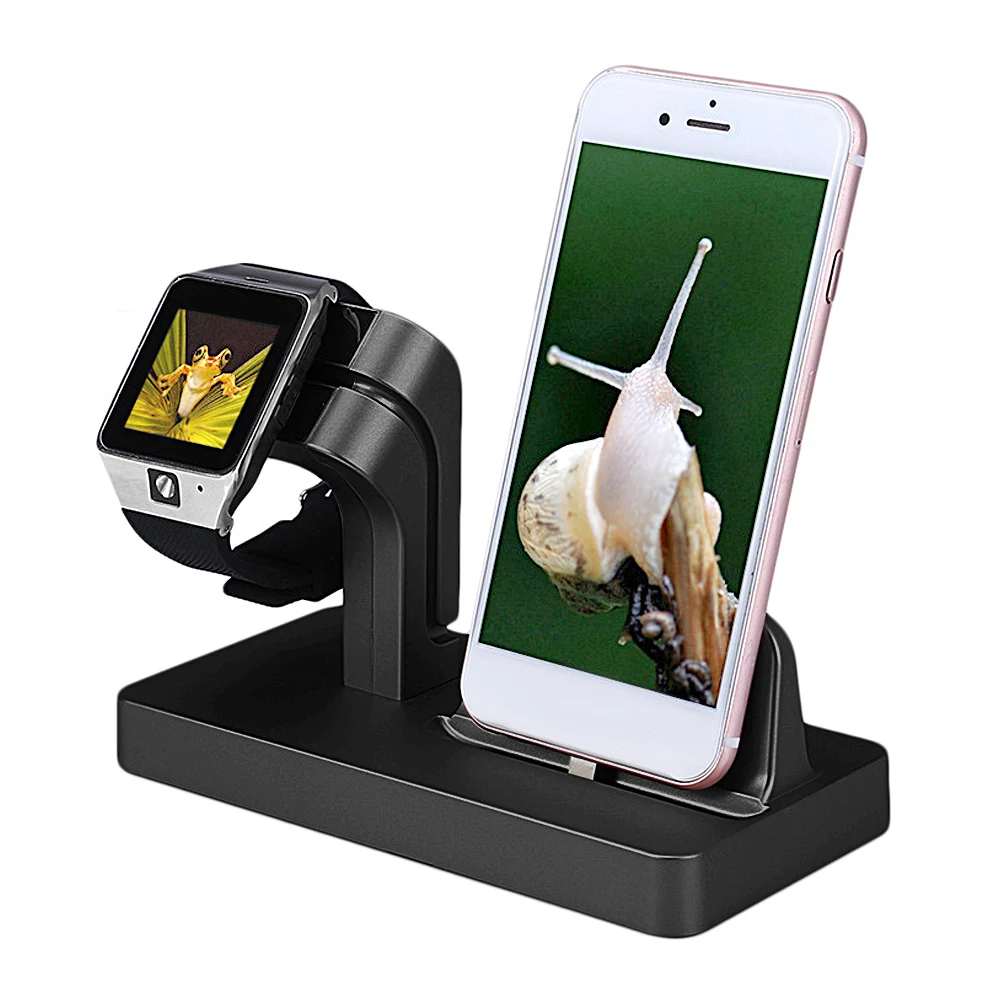 

Fancytech Mobile Phone Holder Watch Charging Base Lazy Bracket Car Charger